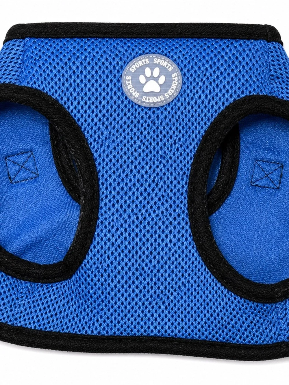 Blue Breathable Mesh Dog Harness Vest Size L